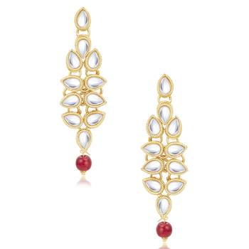 Maroon pearl necklace sets 3