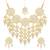 Gold pearl necklace sets