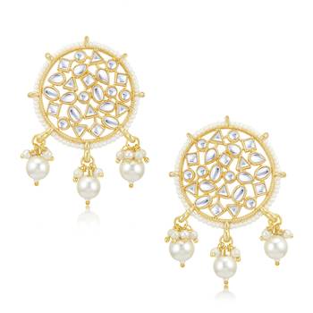 Gold pearl necklace sets 3