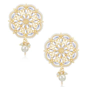 Gold pearl necklace sets 3