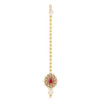 Red pearl necklace sets 4