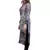 Grey Staple Blended   3/4 Sleeves Printed Kurti