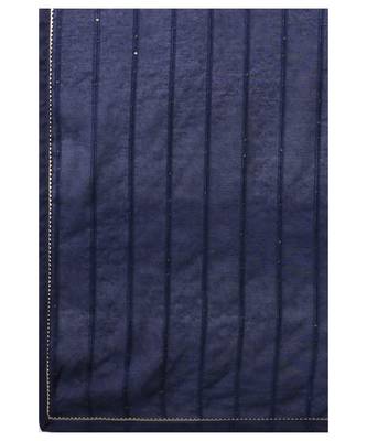 Women Foil Printed Navy Blue Kurta with Sharara and Dupatta 7