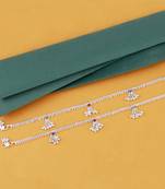 Silver Plated Payal Ghungroo Designe   Anklet for Women And Girl