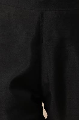 Black plain silk salwar 4