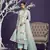 Sea-green embroidered georgette salwar