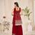 Maroon Colour embroidered Semi-Stitched Georgette  Sharara Suit 