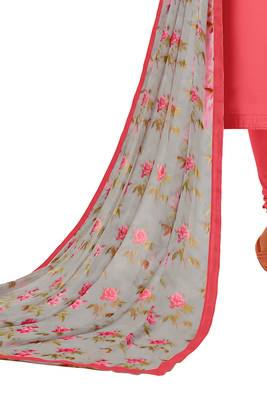 Pink embroidered chanderi salwar 3