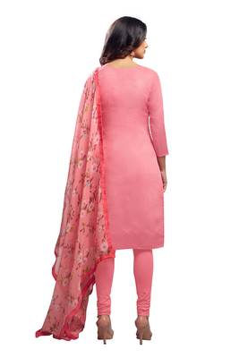 Pink printed silk salwar 2