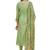 Green embroidered chanderi salwar