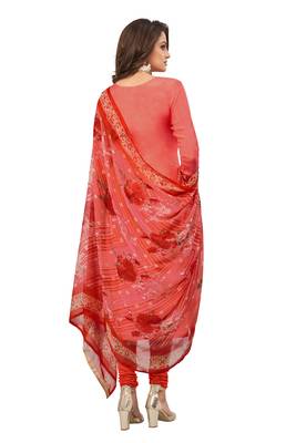 Pink embroidered chanderi salwar 2