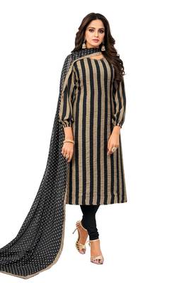 Black printed silk salwar 1