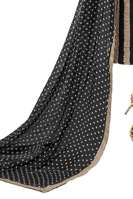 Black printed silk salwar 2