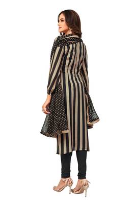 Black printed silk salwar 3
