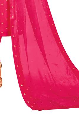 Pink embroidered chanderi salwar 3