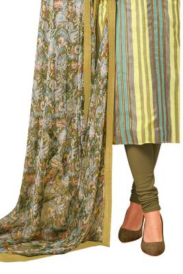 Multicolor embroidered chanderi salwar 3