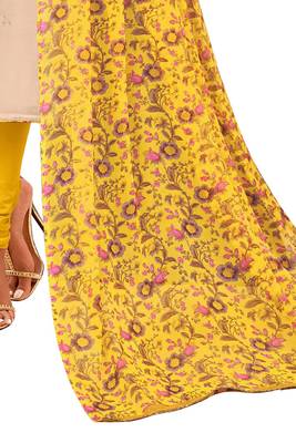 Cream printed silk salwar 3