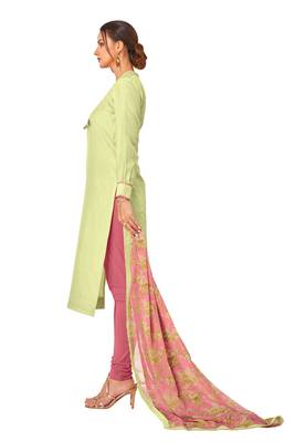 Cream printed silk salwar 3