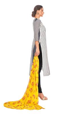 Black printed silk salwar 3