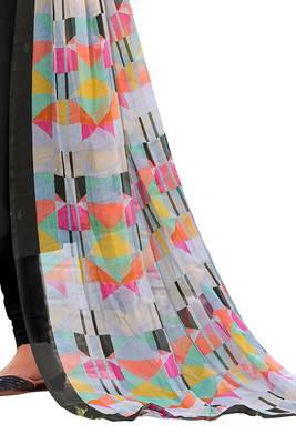 Black embroidered chanderi salwar 4