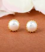 White Pearl Studs