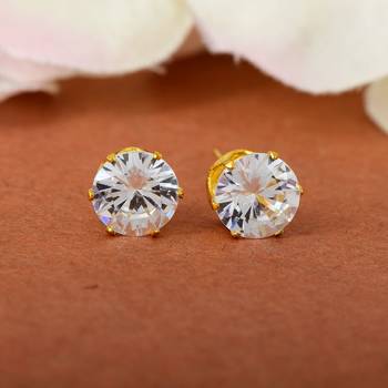 Zirconia Studs Earrings 1