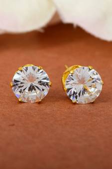 Zirconia Studs Earrings