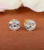 Zirconia Studs Earrings