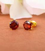Ruby Red Studs