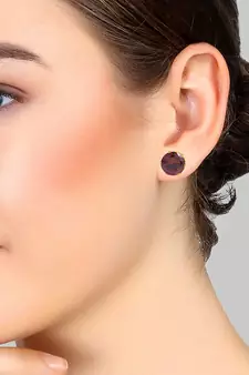 Ruby Red Studs