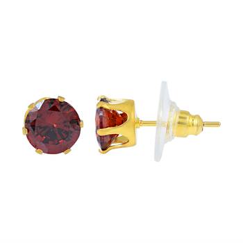 Ruby Red Studs 3