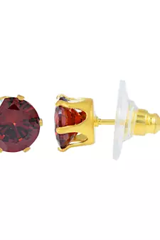 Ruby Red Studs