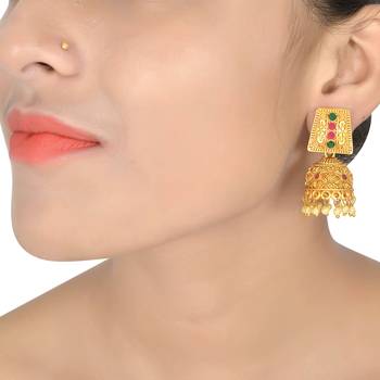 Temple Jhumka Earrings 2