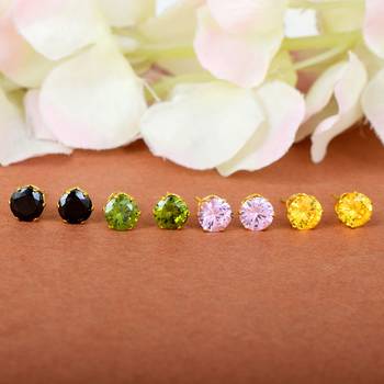 Multicolor Studs Earrings 1