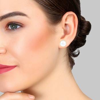White Pearl Studs 3