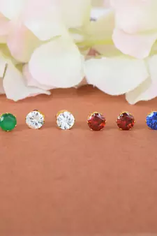 Multicolor Studs Earrings