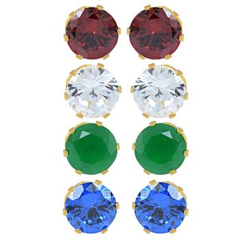 Multicolor Studs Earrings 2