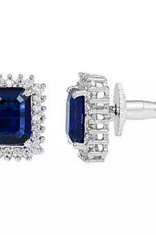 Blue Stone Studs Earrings