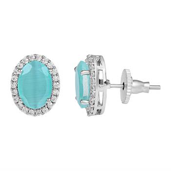 Firozi Monalisa Studs Earrings 3