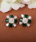 Green Stone studs Earrings
