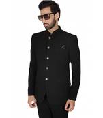 Imported Terry Cort Traditional Sleeveless Chinese Collar Solid Stitched Jodhpuri Pant For Mens