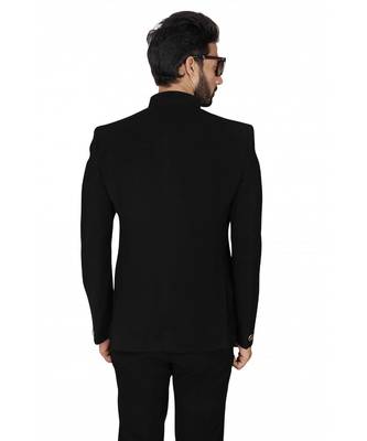 Imported Terry Cort Traditional Sleeveless Chinese Collar Solid Stitched Jodhpuri Pant For Mens 3