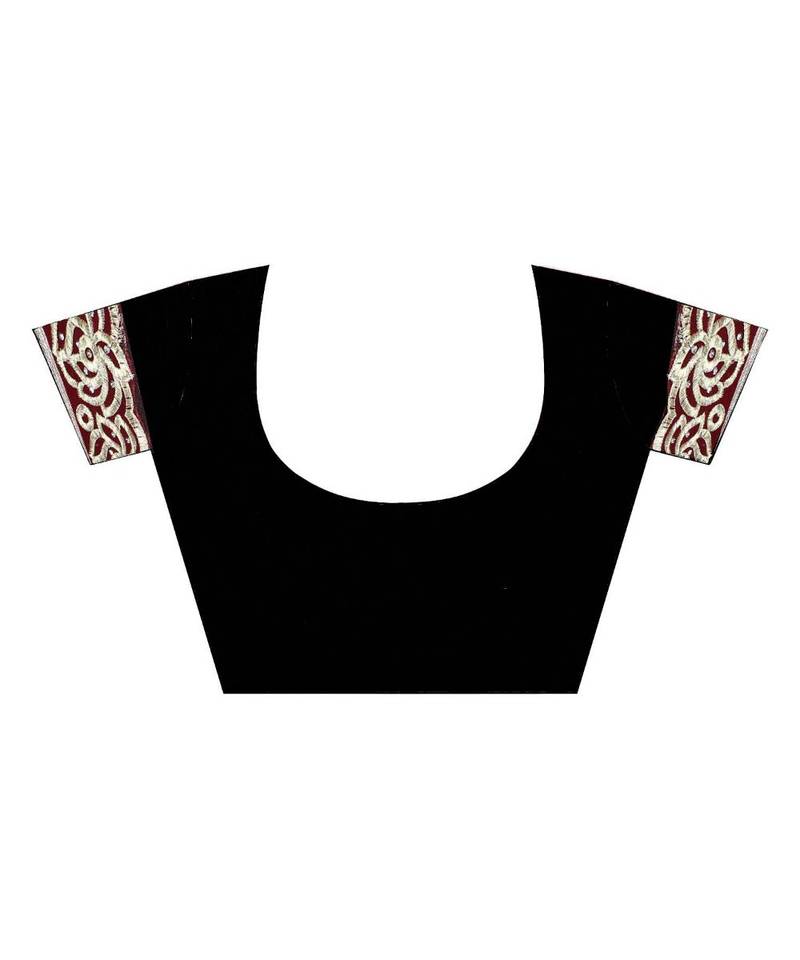 Women's Embroidered Fashion Net Saree  With Blouse Piece