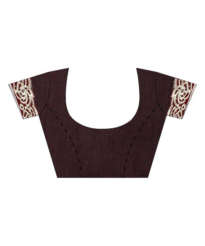 Women's Embroidered Fashion Net Saree  With Blouse Piece