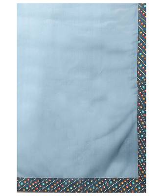 Women Teal Bandhani Printed Panelled Gotta Patti Kurta with with Kali Palazzo & With Dupatta 7
