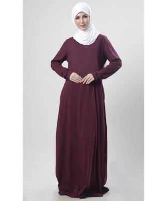 Women's Winter Jersey Straight Abaya for Everyday wear 1