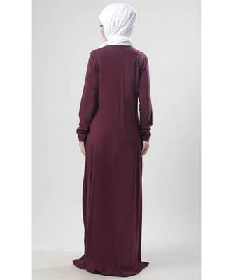 Women's Winter Jersey Straight Abaya for Everyday wear 2