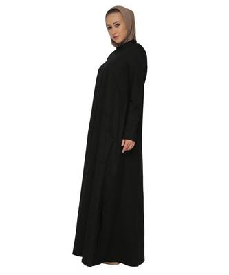Women's Solid Jersey Abaya dress for Everyday wear 2
