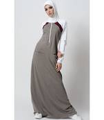 Women's Multicolored Jersey Sports Abaya dress