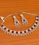 Red necklace-sets
